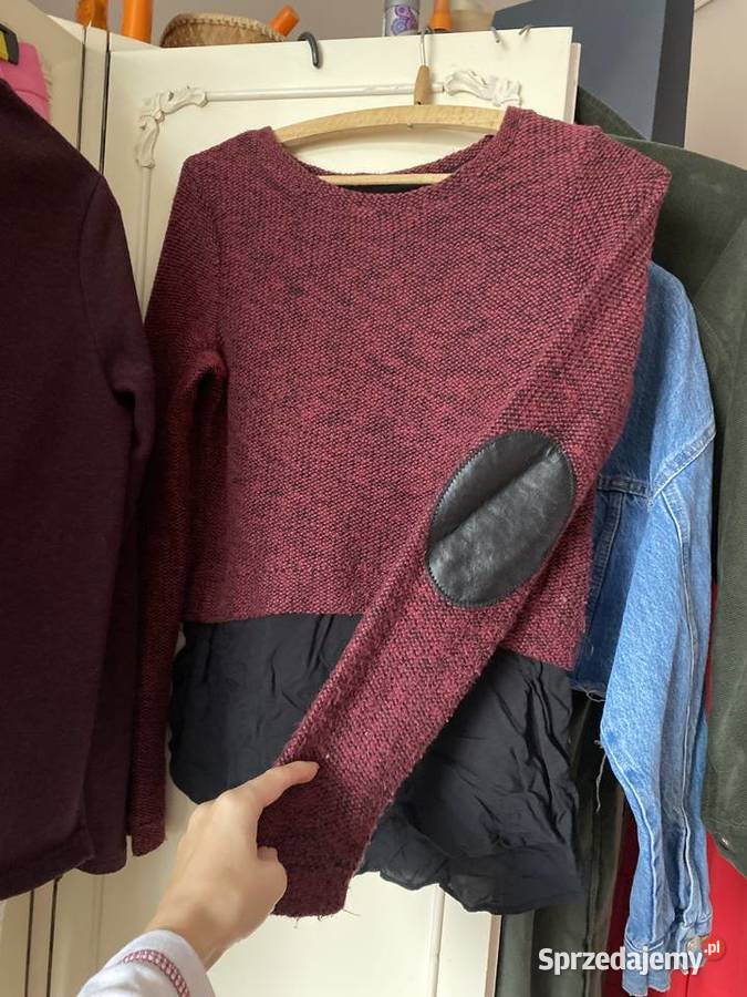 Sweterek Bershka melanżowy ze zwiewnym dołem
