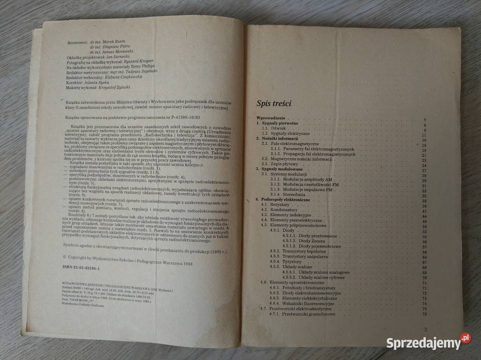 Urządzenia radiowe schemat pomorskie Gdańsk sprzedam