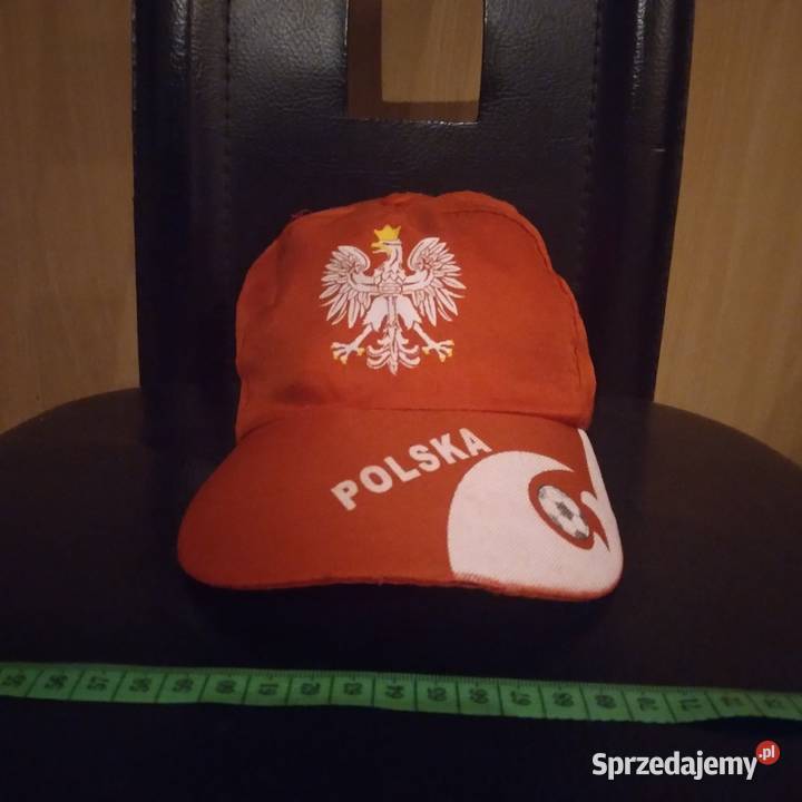 POLSKA Czapka Czapeczka Kibica BiałoCzerwona Bydgoszcz