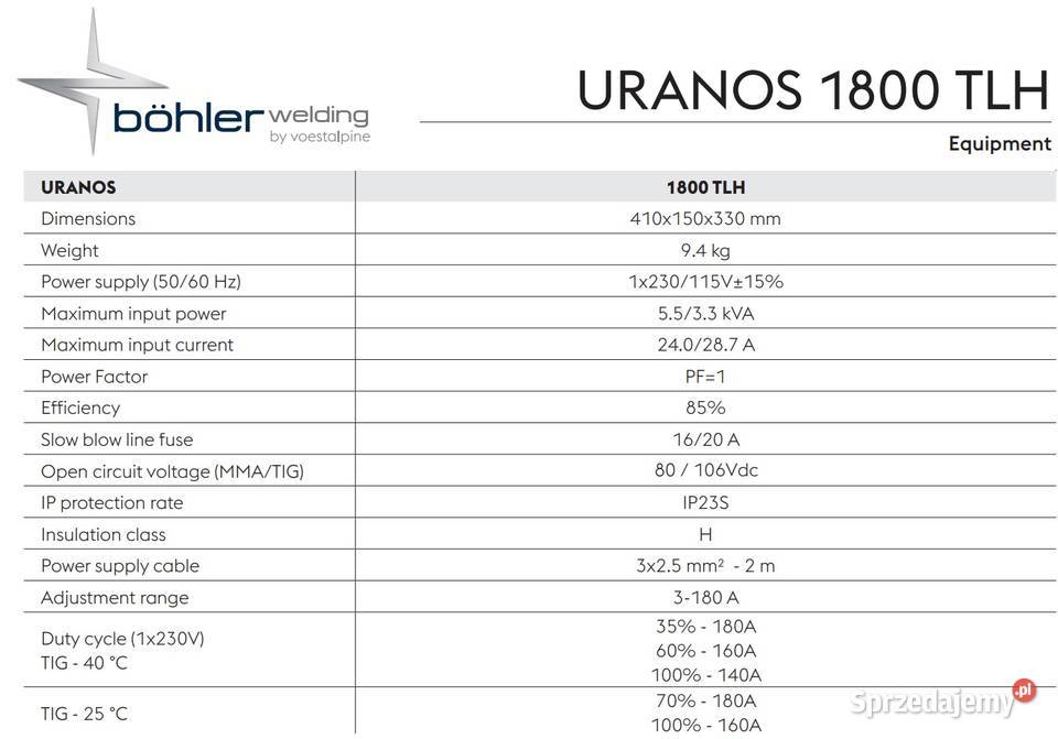 Bhler Selco Uranos 1800 TLH Krotoszyn