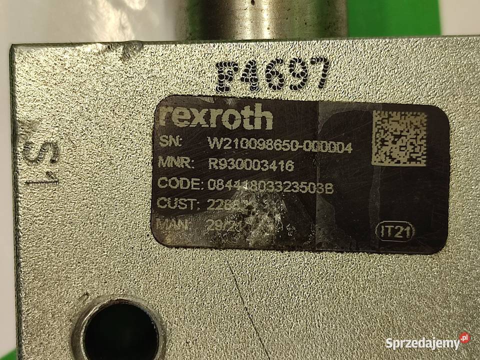 Zamek hydrauliczny siłownika R930003416 Rexroth Wilkowo