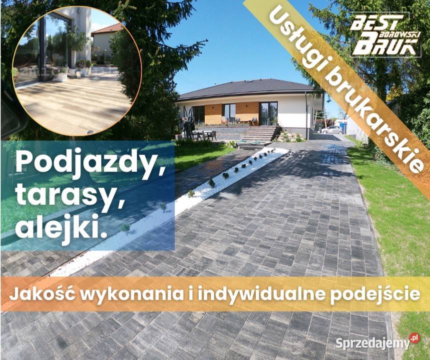 Kostka brukowa i ogrodzenia w ekspresowym tempie Jaktorów-Kolonia
