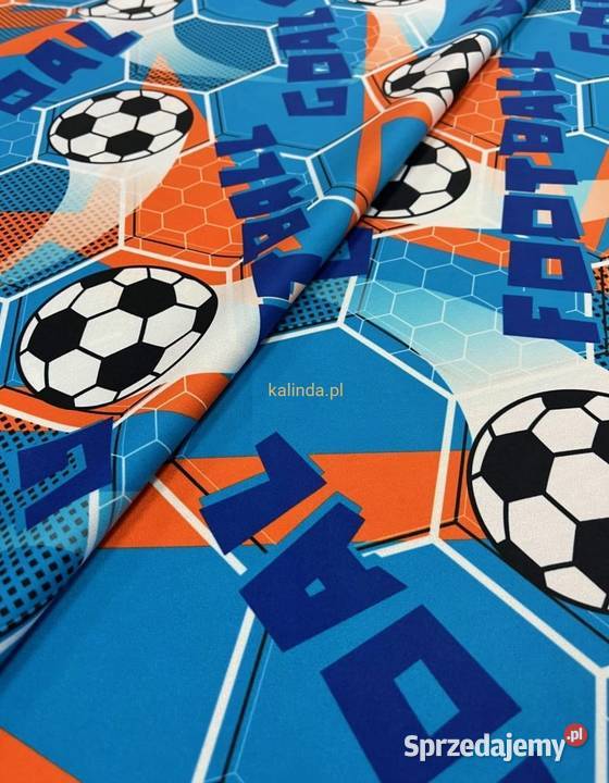 Tkanina Bajka 67 Futbolaki do pokoju dziecinnego śląskie Częstochowa sprzedam
