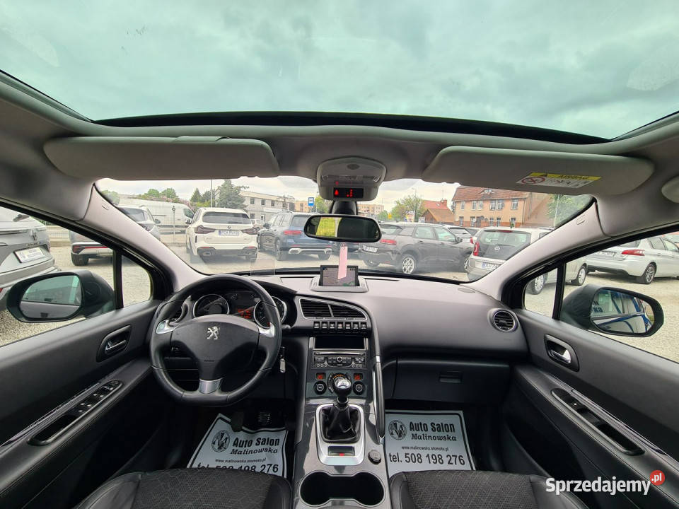 Peugeot 3008 SzklanyDach Navi PDC Kamera HeadUp wielofunkcyjna kierownica Wągrowiec