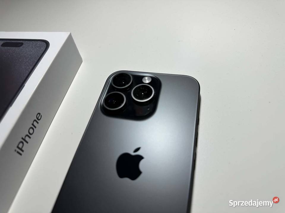 Apple iPhone 15 Pro 128 GB Black Titanium 87 Nowa Sarzyna