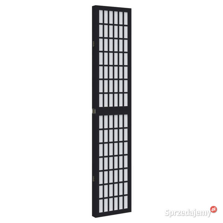 Parawan pokojowy 4panelowy czarny lite drewno Warszawa sprzedam