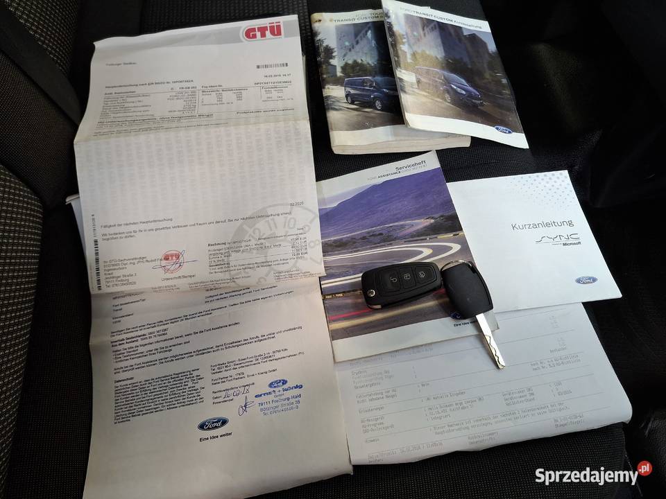 Ford Transit Custom Zabudowa Serwisowa BOTT Auto nieuszkodzony Sierakowice