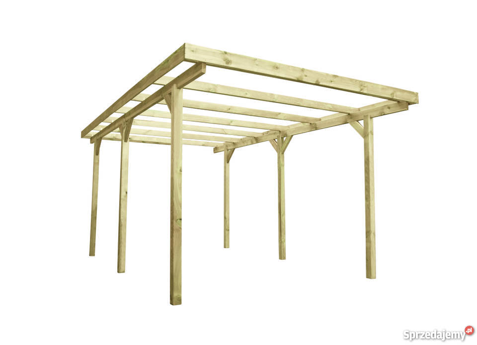 Wiata garażowa drewniana 304x500 Wooder Darmowy Wrocław sprzedam