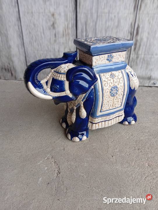 kwietnik duży słoń ceramiczny 570 Byczyna