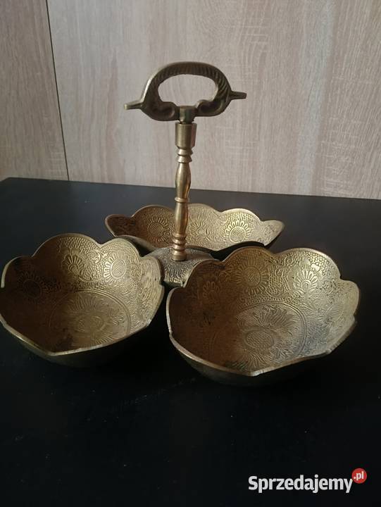 Patera z mosiądzu Antyki sprzedam