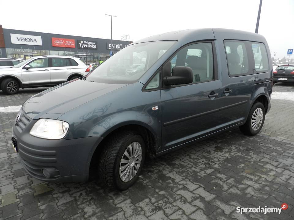 VW Caddy 14i 7 osobowy klima benzyna warmińsko-mazurskie Olsztyn