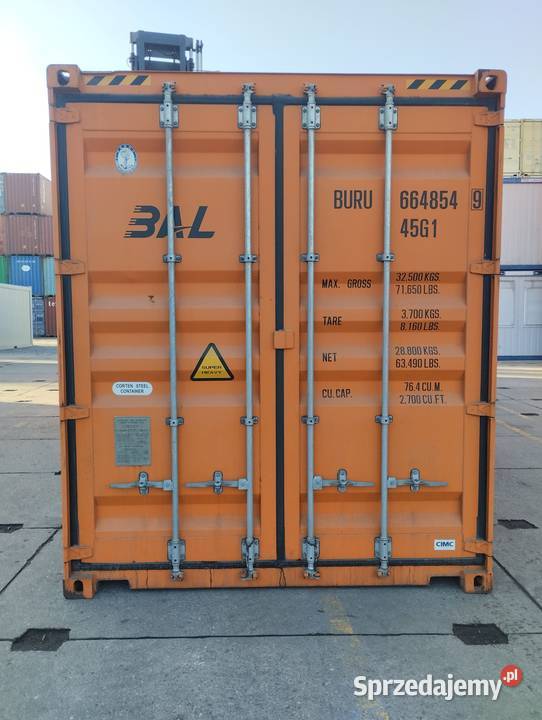 Kontener Morski Magazynowy 40HC nowy 12m Magazynowanie Łódź