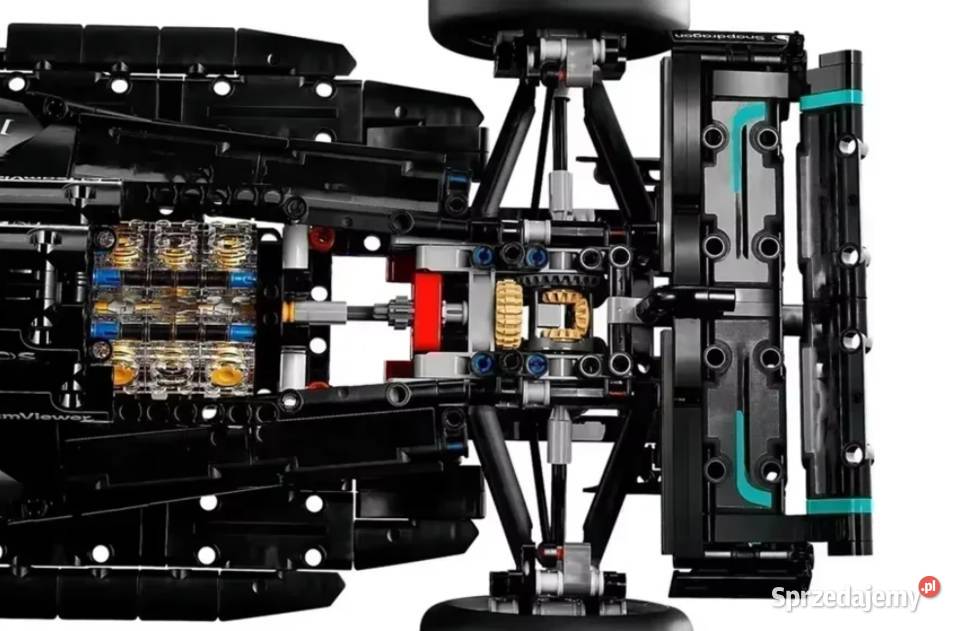 Klocki SuperCar Mercedes bolid F1 AMG 1642elem Pobiedziska