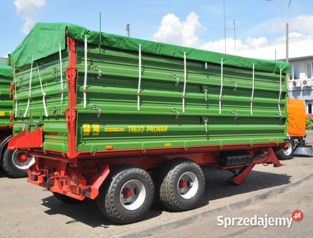 Przyczepa Rolnicza Tandem 7T T6632 nadstawki Przyczepy rolnicze Jarocin sprzedam