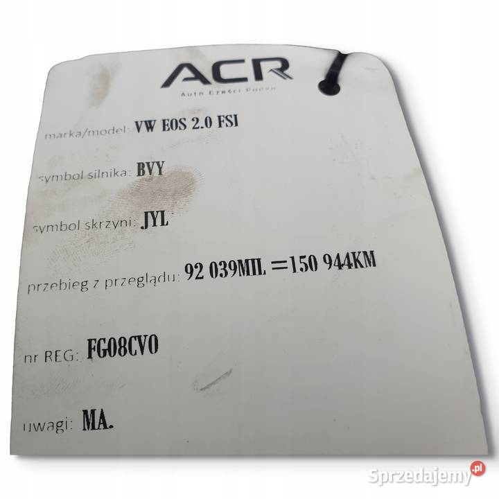 SPRĘŻARKA KLIMATYZACJI VW Eos 20 FSI 1K0820859M Kompresory klimatyzacji lubelskie Chełm