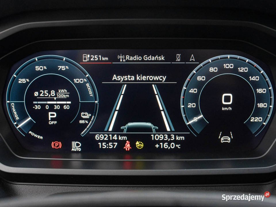 Audi Q4 Sportback etron GD4H028Q4 etron 50 77kWh komputer pokładowy Pępowo