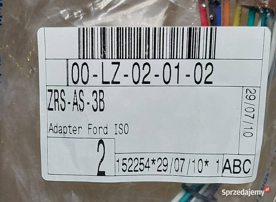 ADAPTER ZŁĄCZE ISO FORD MAZDA NISSAN JAGUAR 1985 Mielęcin