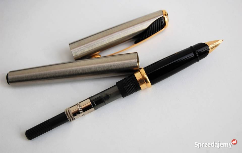 Pióro wieczne Parker Inflection stal złoto Lublin