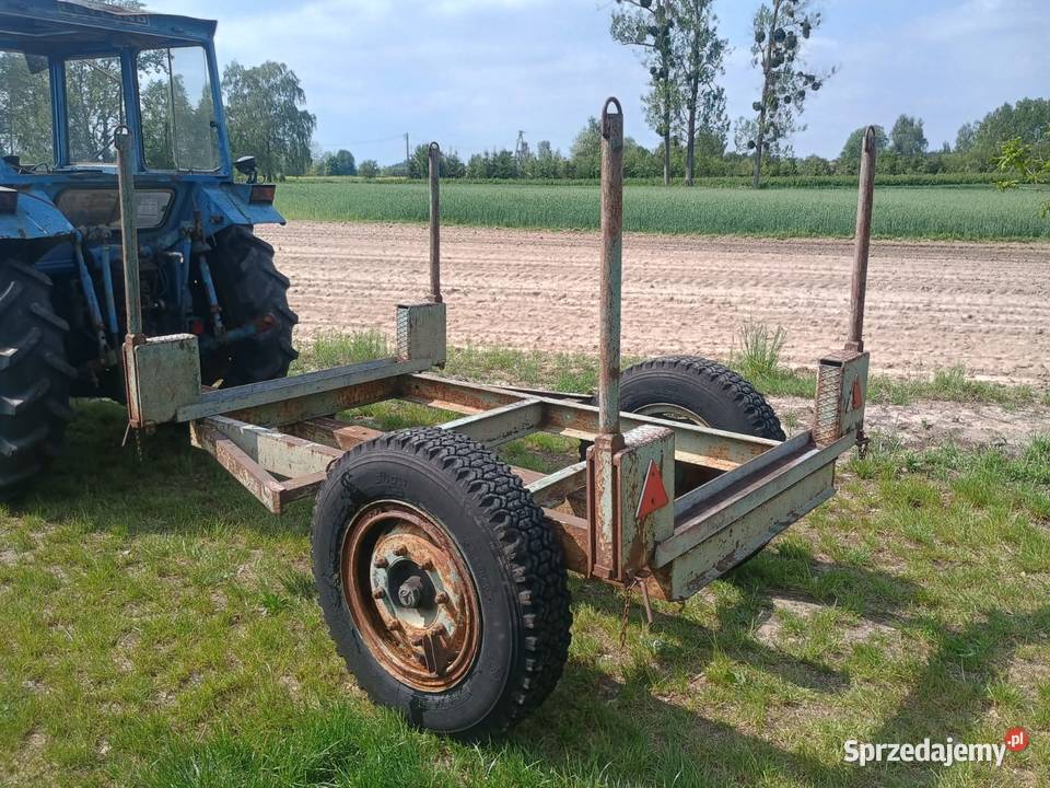 Przyczepa do transportu drewna leśna kłonicowa Końskowola