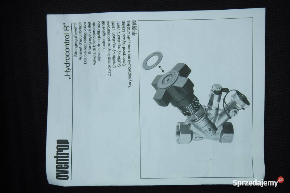 Oventrop DN15 zawór równoważący 12 Hydrocontrol Otwock