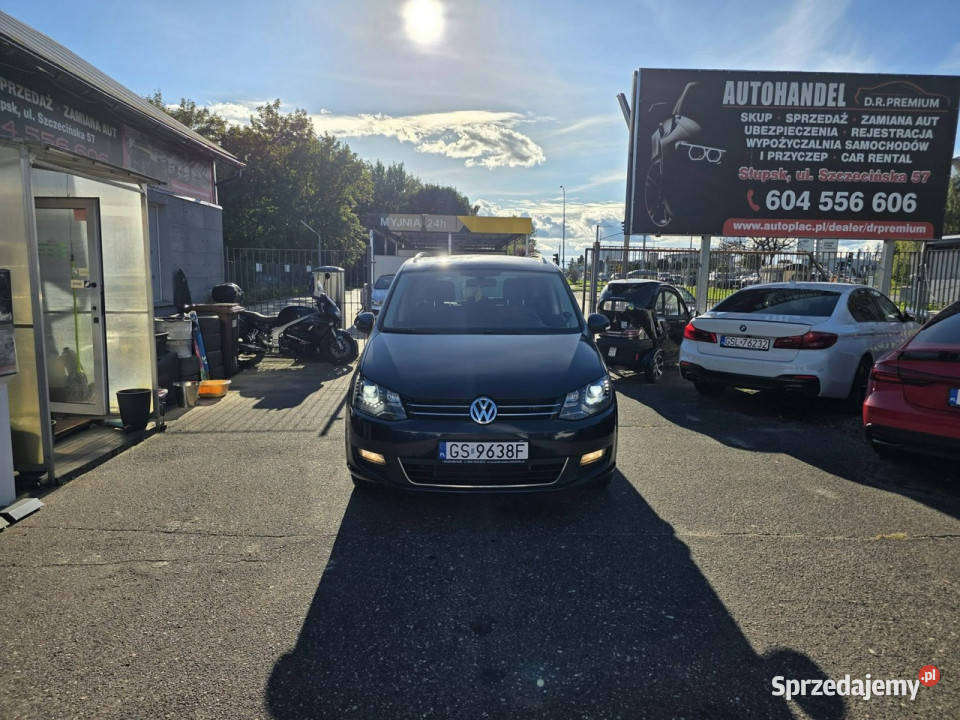 Volkswagen Sharan 20 TDI 140 Assystent wielofunkcyjna kierownica Słupsk