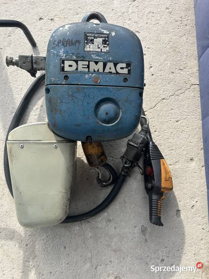Wciągarka linowa Demag 500 380 V sprawna lubuskie Wiechlice