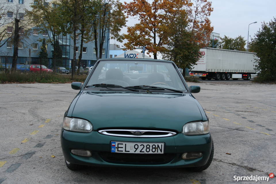 Ford Escort 16 16V Cabrio GHIA wspomaganie kierownicy łódzkie Zgierz