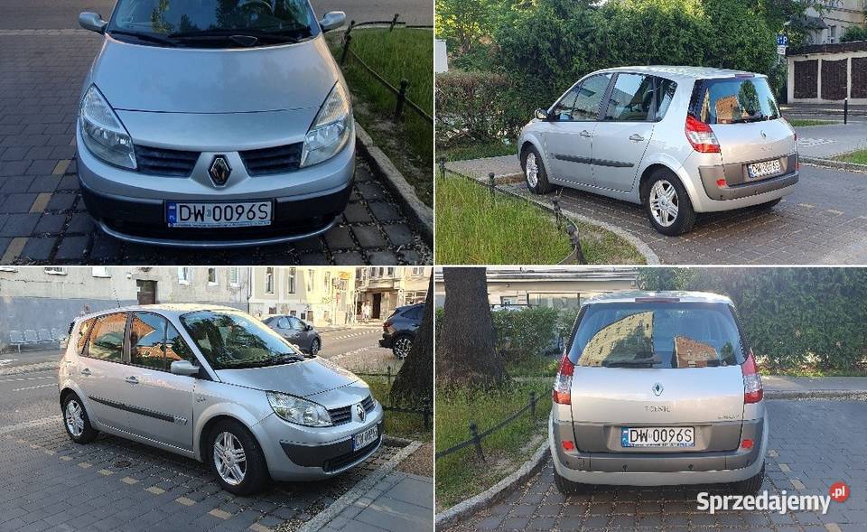 Renault Scenic II 20 16V 135 Aut salon I wł 2 klimatyzacja Wrocław