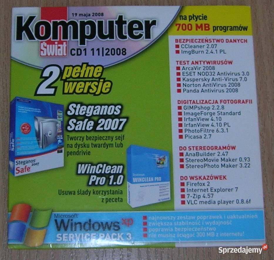Service pack 3 do systemu windows XP WinClean Szczecin
