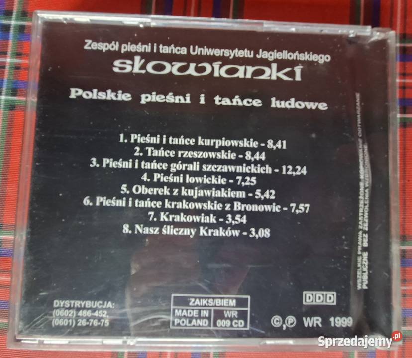 Słowianki Polskie pieśni i tańce ludowe Greatest 1 płyta małopolskie Kraków