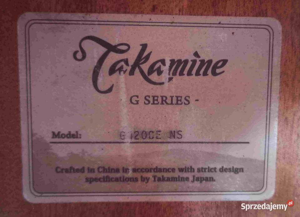 Gitara elektro akustyczna Takamine G Series Tuszyn