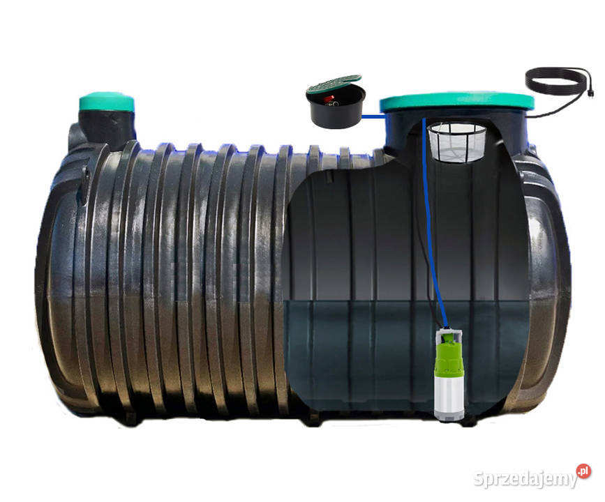 ZBIORNIK NA DESZCZÓWKĘ 4000L ZESTAW Z POMPĄ AUTO Poznań sprzedam