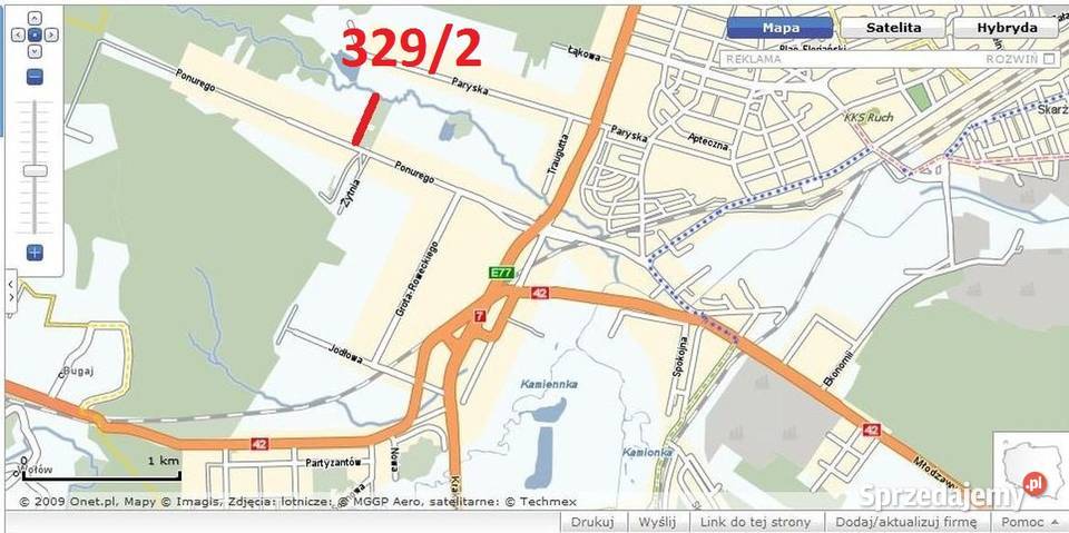 Działka rolna Skarżysko 7293 m2 Ponurego Piastów