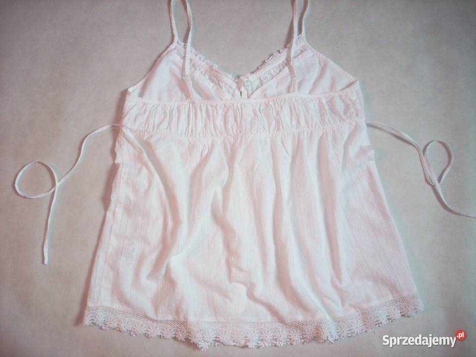 River Island Biała Bluzka TOP Bawełna 42 44 małopolskie Nowy Sącz