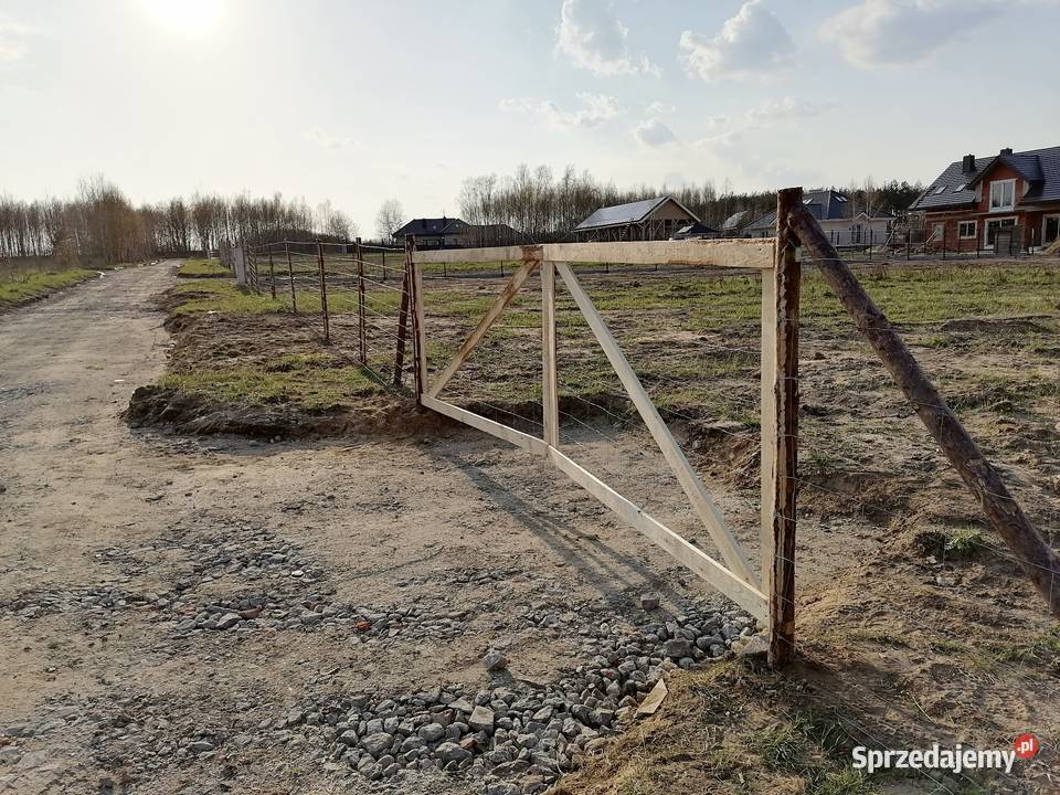 montaż siatki leśnej ocynk ogrodzenie tymczasowe łódzkie Bełchatów