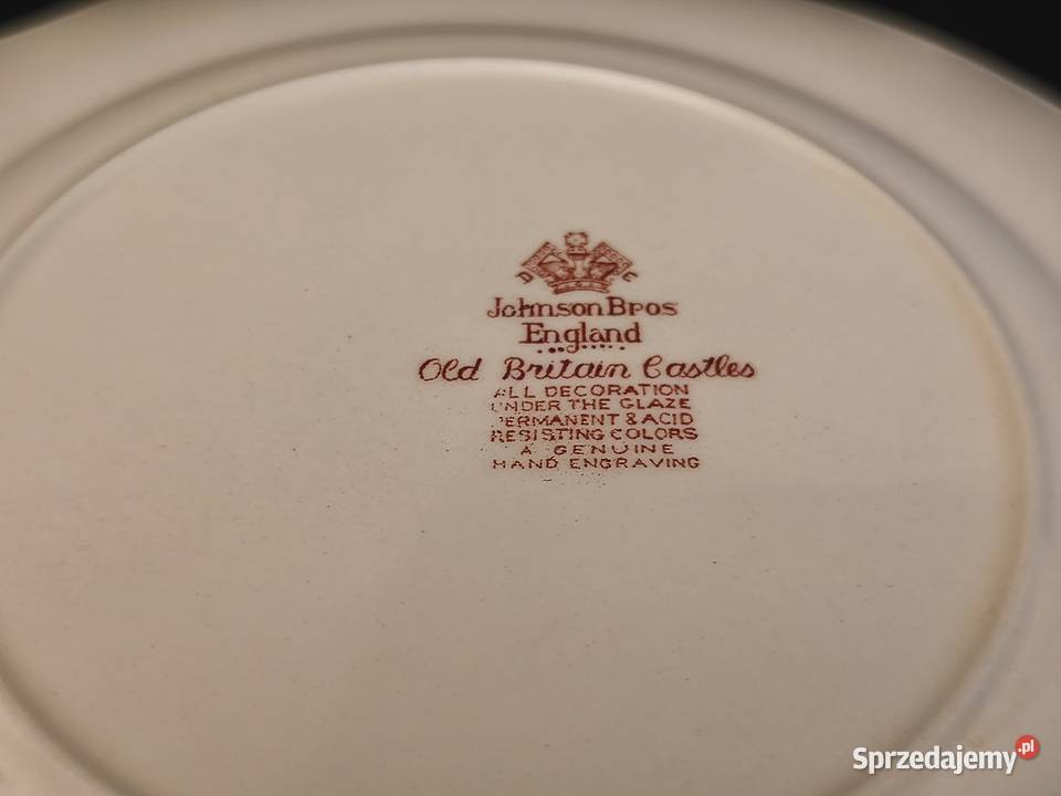 Talerz deserowy angielski Johnson Bros Old Chełm sprzedam