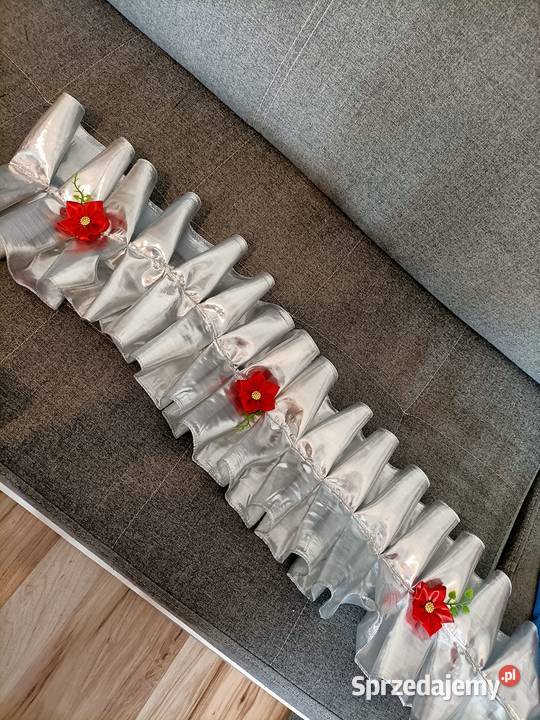 Girlanda na choinkę łańcuch choinkowy organza 1m Cieszyn