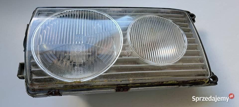 Reflektor prawy Hella Mercedes W123 pomorskie Luzino