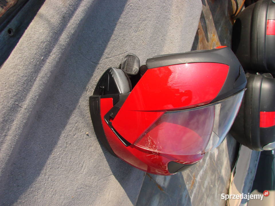 BMW System 5 kask szczękowy 5657 czerwony Mielec
