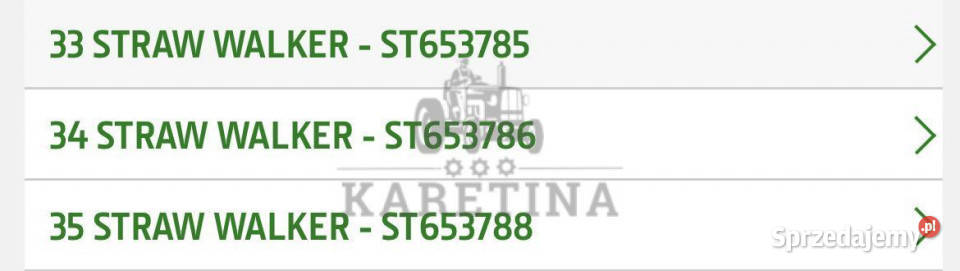 Wytrząsacz Klawisz John Deere 1450  1550 wielkopolskie Jastrzębniki