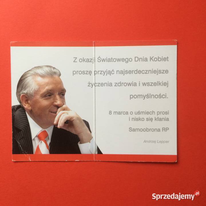 1556 Życzenia Samoobrony RP Szczecin