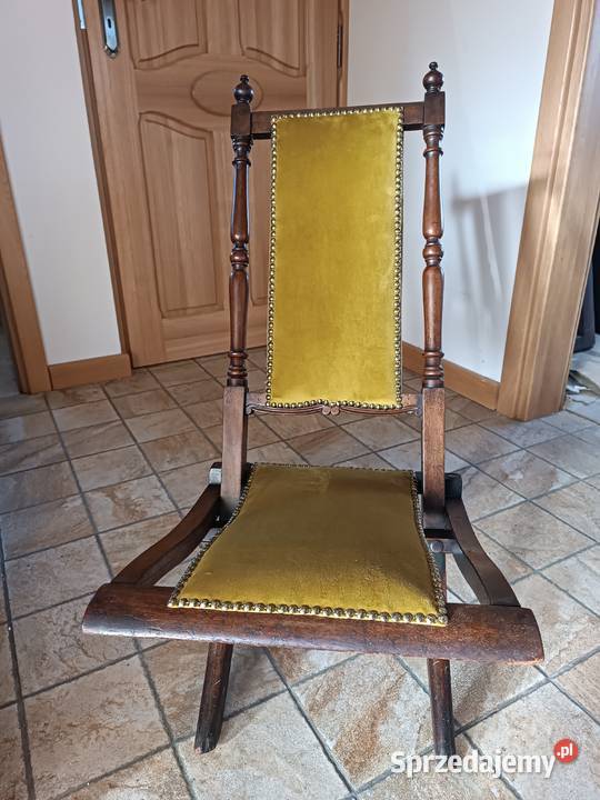 Stare krzesło składane Anglia