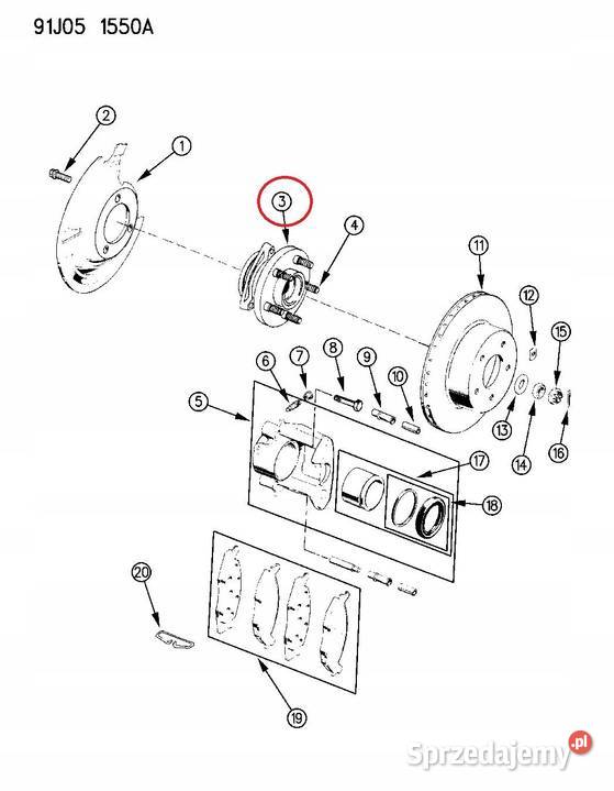 PODKŁADKA DYSTANS TARCZY JEEP GRAND CHEROKEE sprzedam