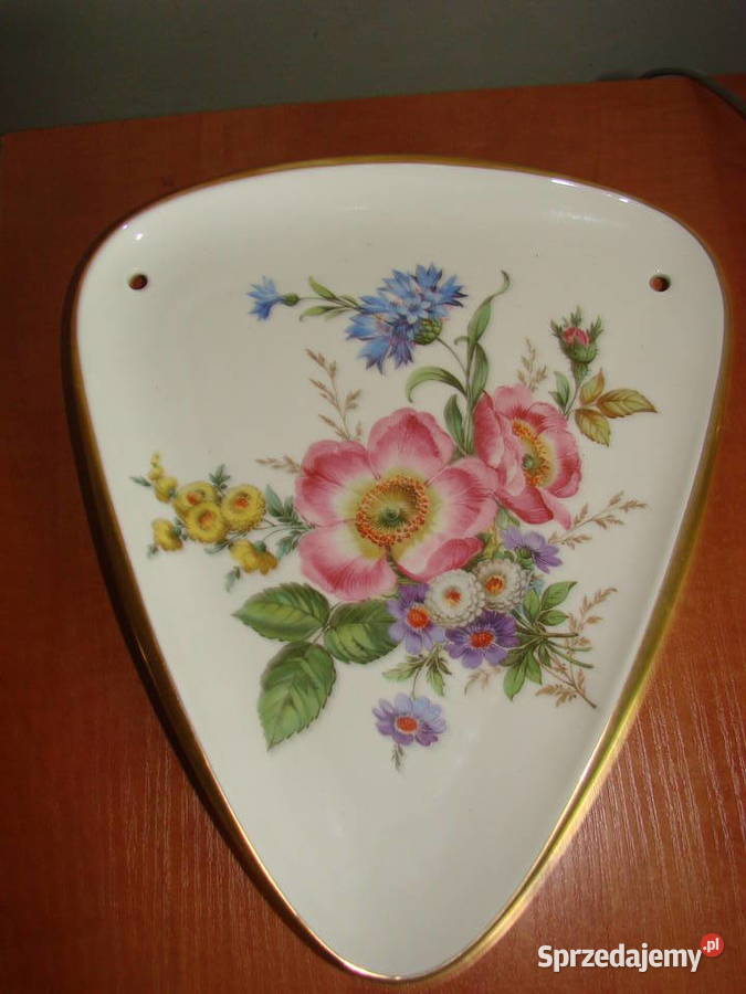 Bavaria porcelanowy talerz dekoracyjny Pruszcz Gdański