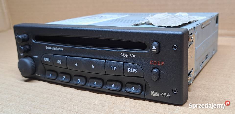 RADIO DELCO CDR500 KOD OPEL FRONTERA B ZAFIRA A dolnośląskie Mielęcin