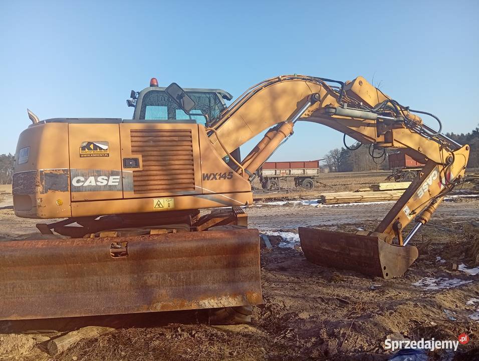 Koparka Case WX145 długie ramięmocna używana Syców sprzedam