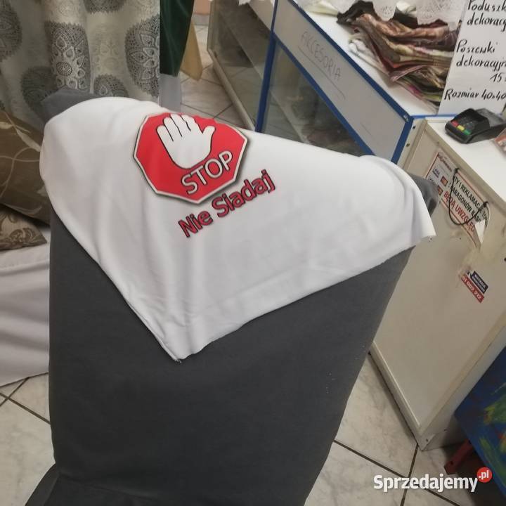 Pokrowiec STOP Nie SIADAJ Elastyczny Stoły, krzesła, biurka Stoły, krzesła, biurka Warszawa