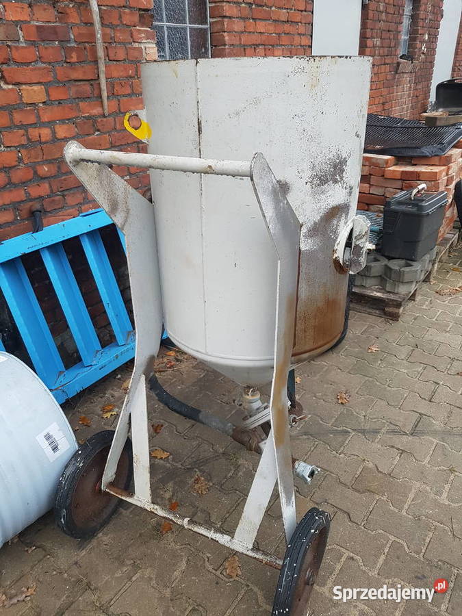 Piaskarka oczyszczarka 100l duża oryginalna Kunowo