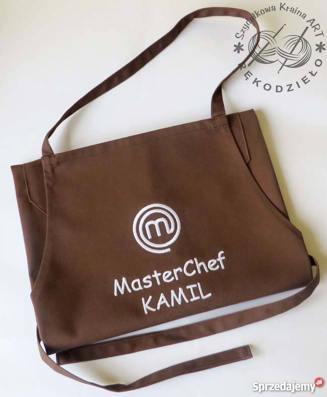 Fartuch z HAFTEM imieniem PREZENT na DZIEŃ BABCI Toruń sprzedam