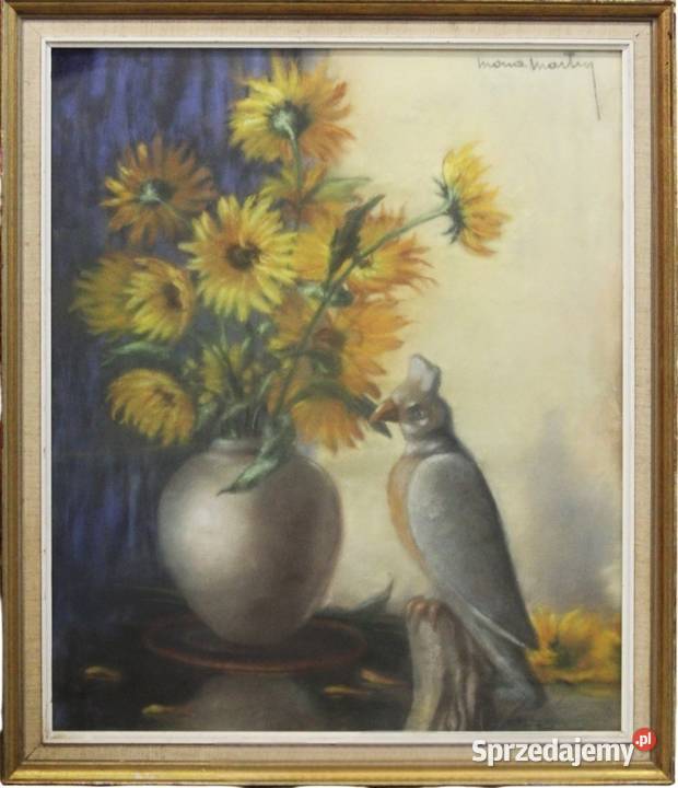 WYPRZEDAŻ Martwa natura pastel na kartonie Mona sprzedam